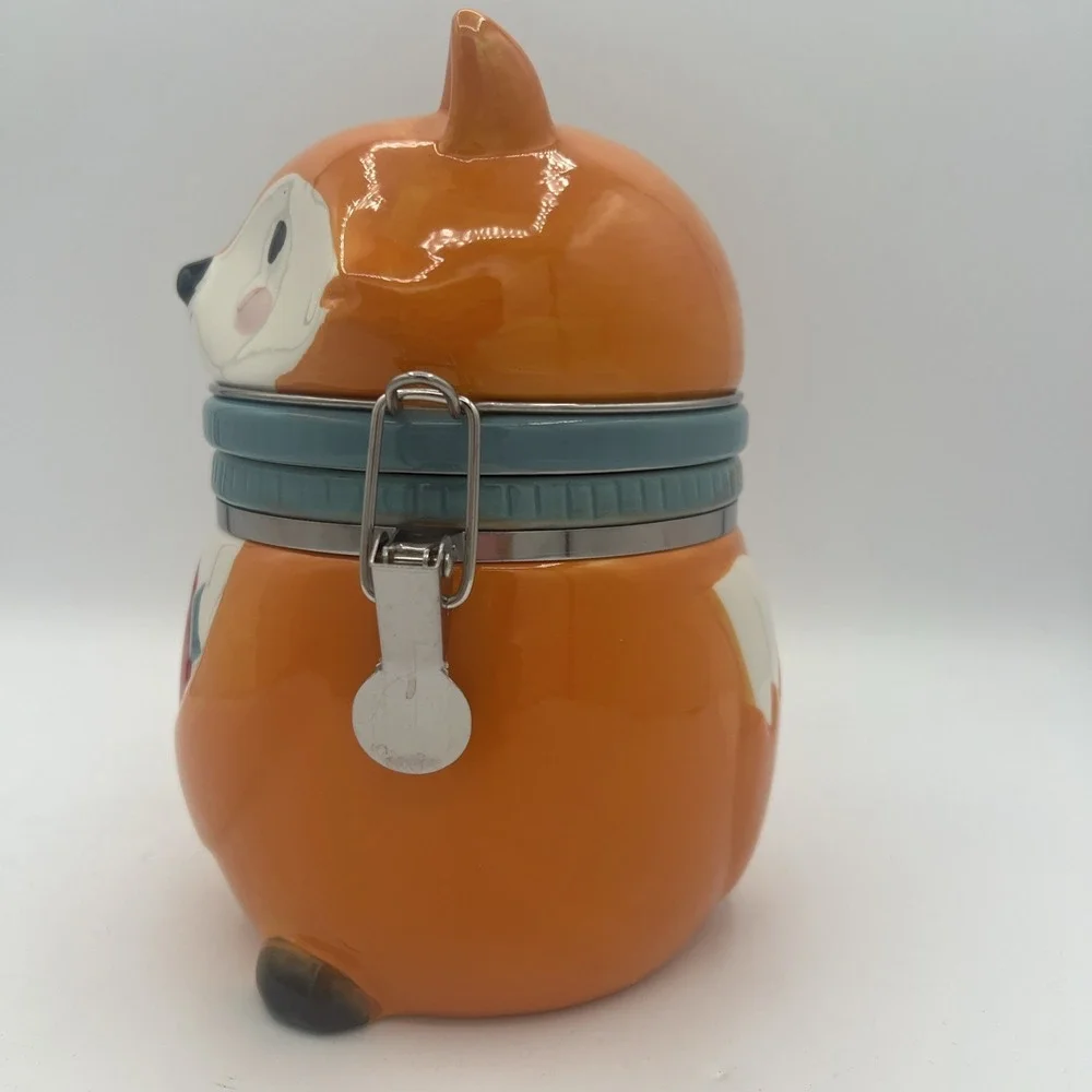 CANISTER JAR - Fox Canister Cookie Jar By Conagra Treat Jar, Kitchen Canister